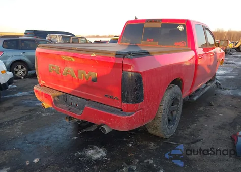 2017 Ram 1500 Night 4X4 6'4 Box из США, поврежденный, VIN 1C6RR7UT2HS749030